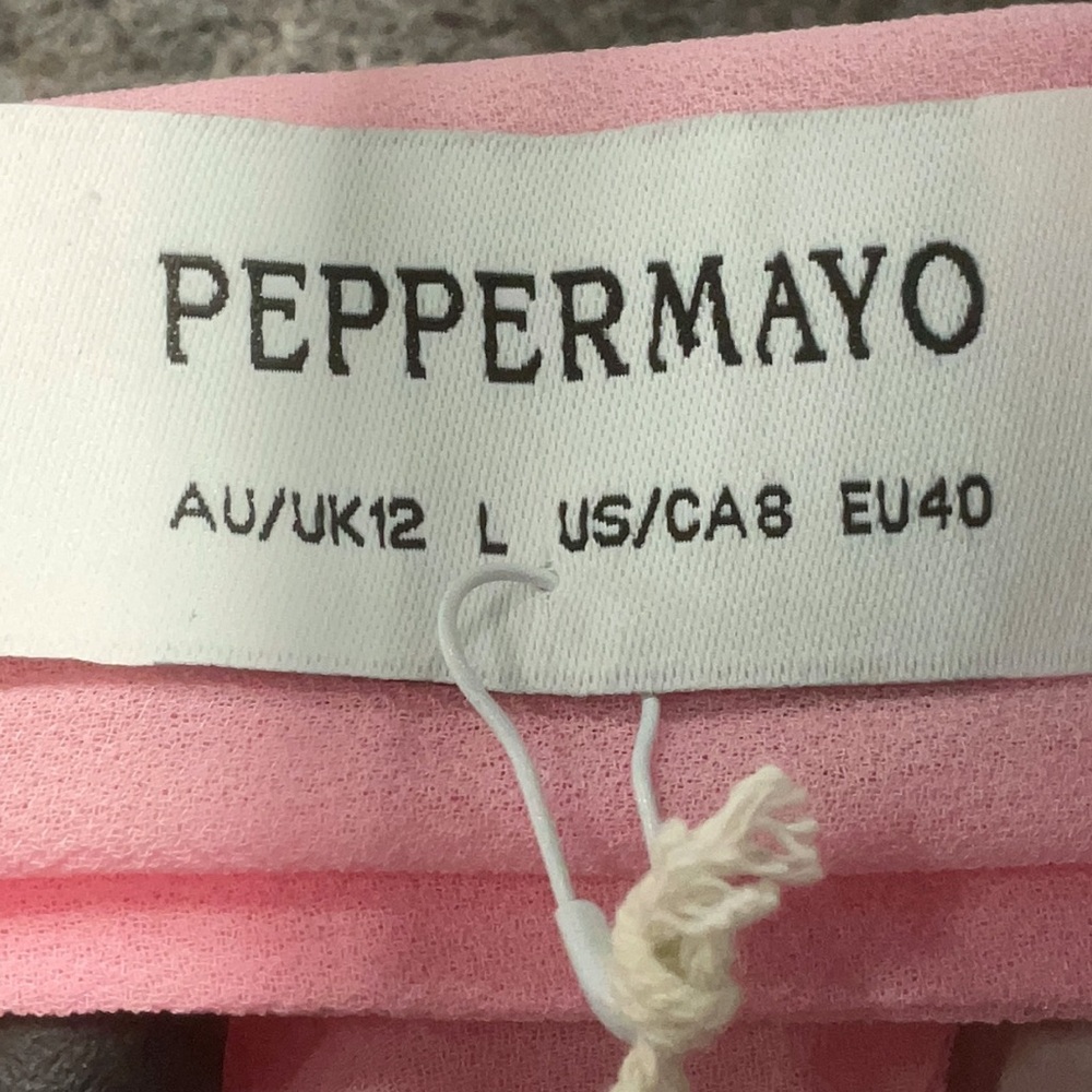 Peppermayo Mercer Sequin Bralette & Shorts set in Pink - Size L - Picture 8 of 12